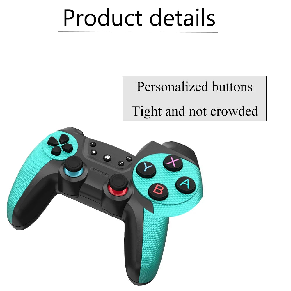 Wireless Gamepad Bluetooth Controller For Nintendo Switch OLED Lite PS3 Android Phone Mobile PC Control Cell Joystick Game Pad