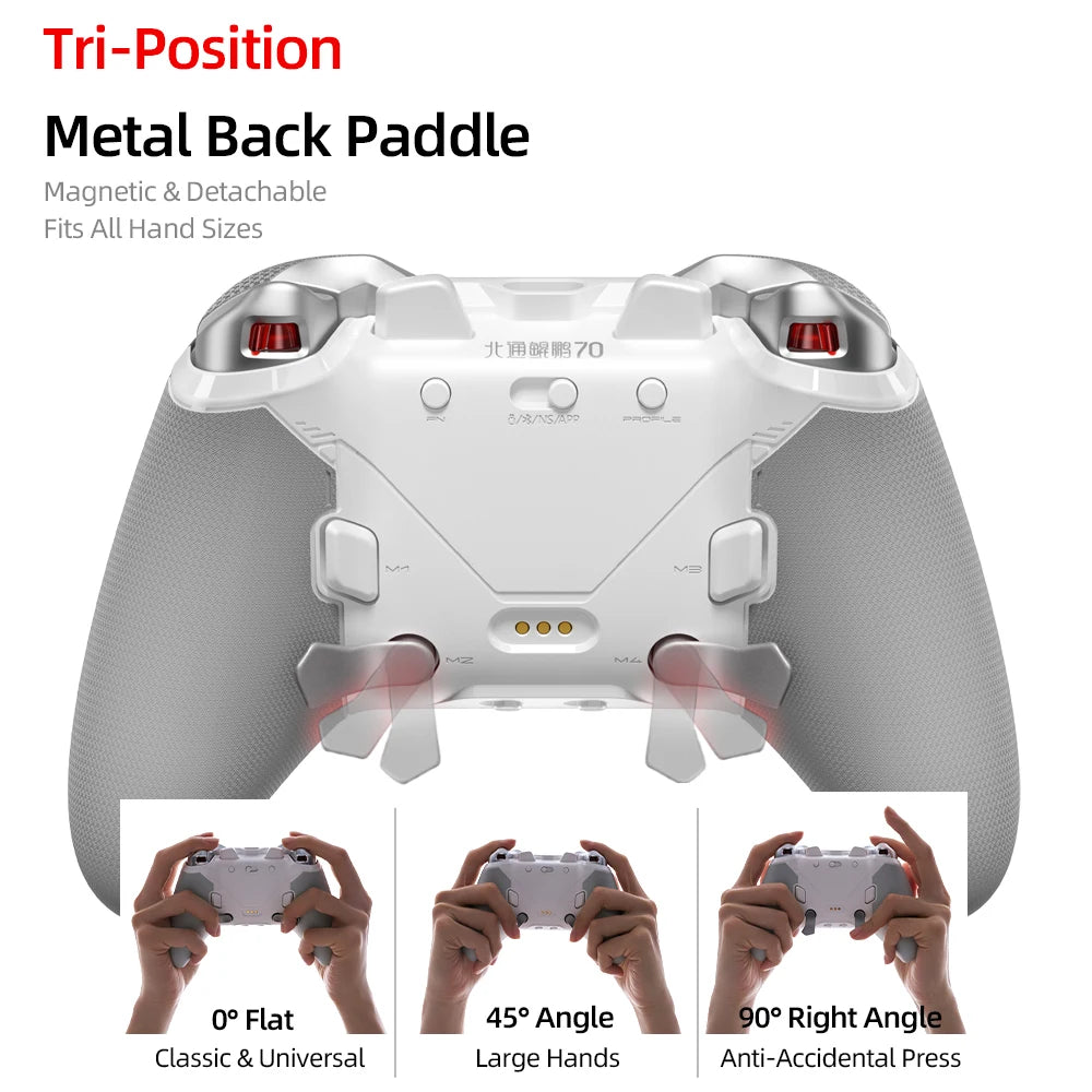 Beitong Kunpeng 70 Elite Wireless Controller with AI Control & Adaptive Triggers for Switch 2, PC, Mobile, and Teams