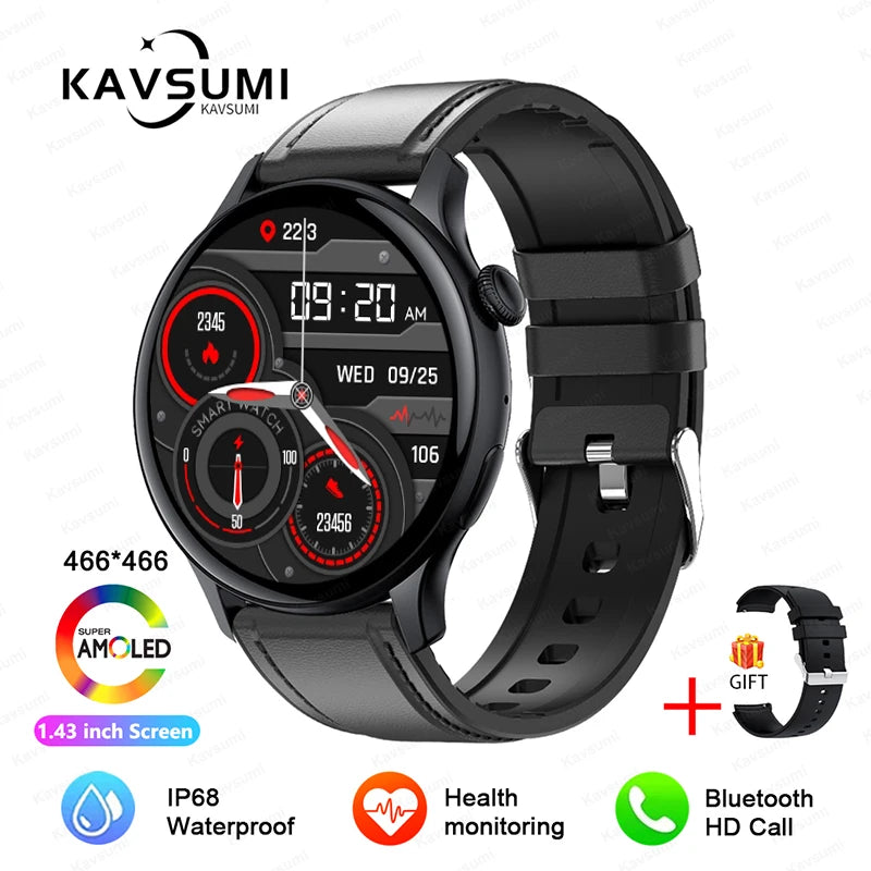 2026 NFC Smart Watch Amoled HD GPS Track Sports Heart Rate Bluetooth Call Waterproof Ladies Women Smartwatch For Women's Gift