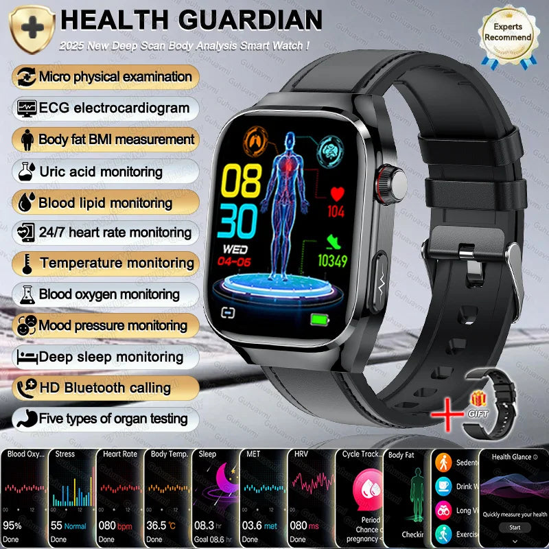 2026 New Women Smart Watch with BMI measurement Menstrual Cycle ECG Heart Rate Blood Oxygen Sleep Fitness Tracker Smart bracelet