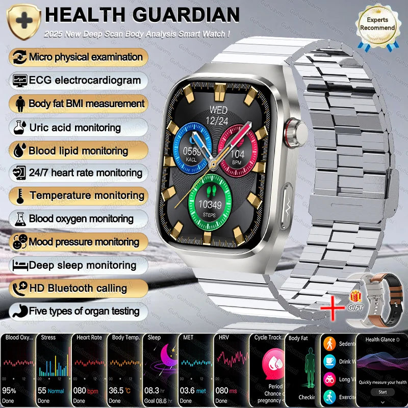 2026 New Women Smart Watch with BMI measurement Menstrual Cycle ECG Heart Rate Blood Oxygen Sleep Fitness Tracker Smart bracelet