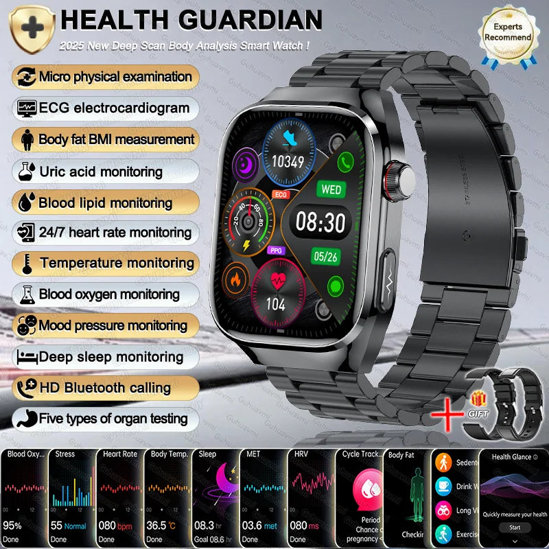 2026 New Women Smart Watch with BMI measurement Menstrual Cycle ECG Heart Rate Blood Oxygen Sleep Fitness Tracker Smart bracelet