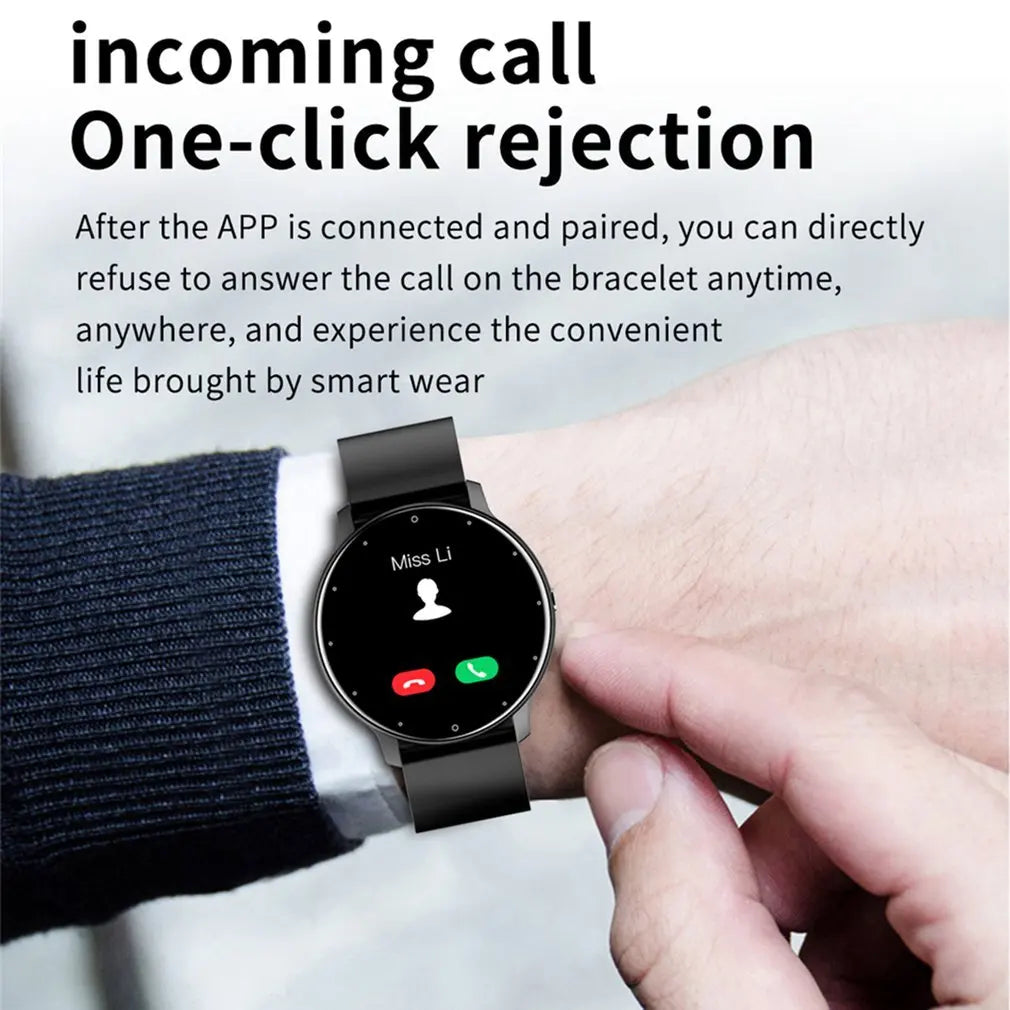NEW ZL02 Men Smart Watch Heart Monitor Wireless Call Fitness IP68 Waterproof Sports Women Smartwatch for IOS Android Phones 2026