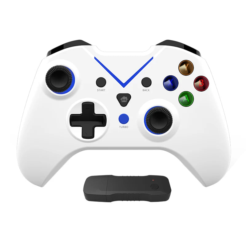 Game Controller with Turbo Function 2.4G Wireless Gamepad for Xbox One PC Windows 10/8/7 Gaming Accessories