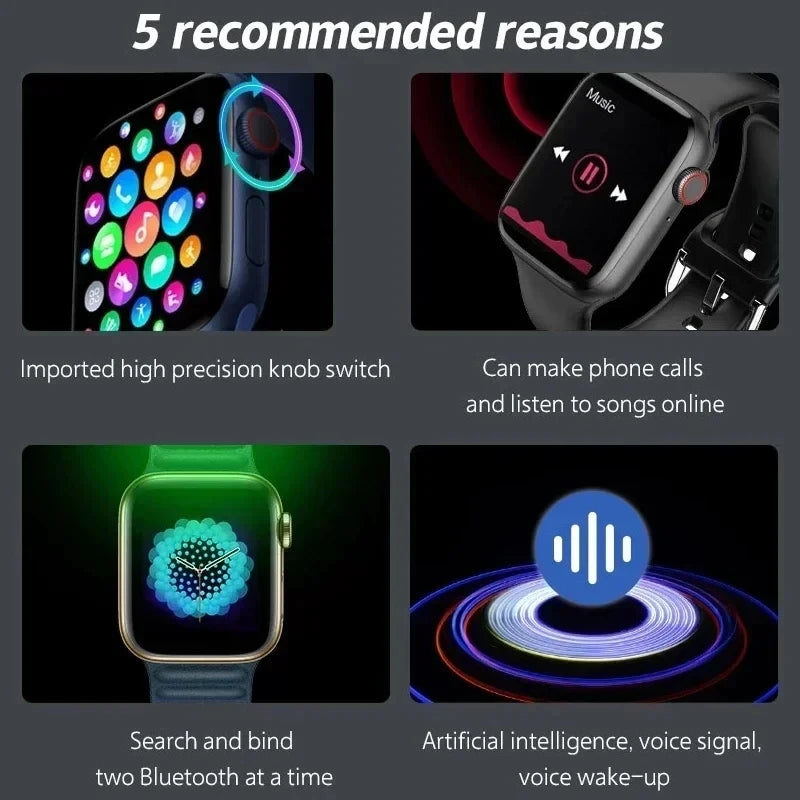 2026 Smart Watch For Apple NEW Series 10 BT Local Music 2.01” Heart Rate Menu Multi-motion Mode