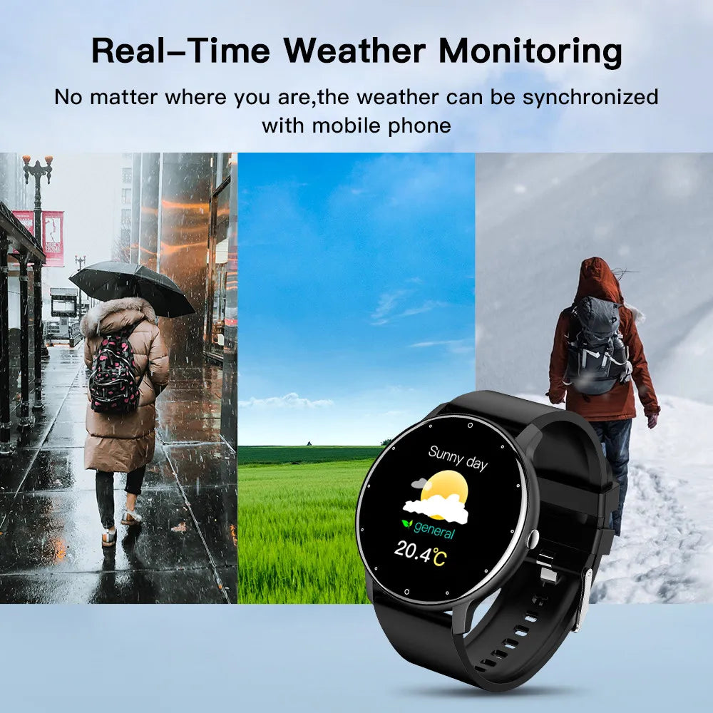 NEW ZL02 Men Smart Watch Heart Monitor Wireless Call Fitness IP68 Waterproof Sports Women Smartwatch for IOS Android Phones 2026