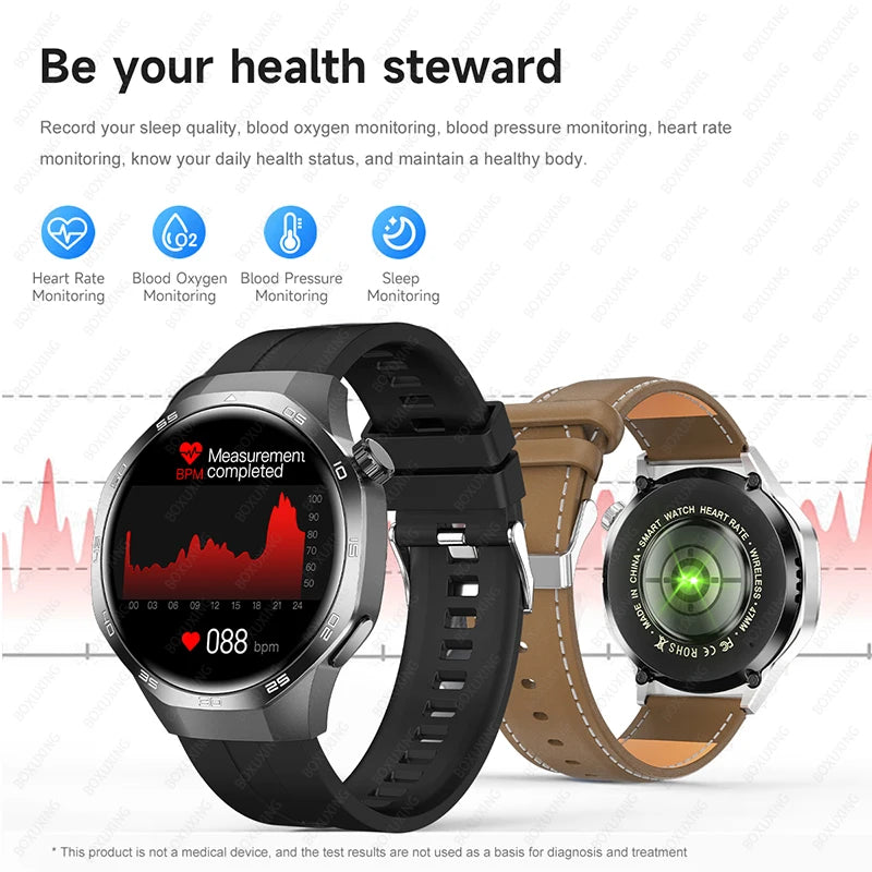 2026 New Watch 5 MAX Smart Watch HD AMOLED Screen NFC GPS Tracker Bluetooth Call Waterproof Sports Health Smartwatch Men Women
