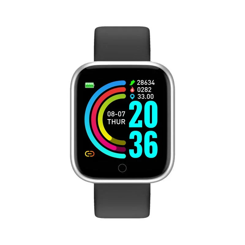 Smart Watch Men Women D20 Bluetooth Heart Rate Monitor Blood Pressure Fitness Bracelet Fashion Smartwatch Y68 for IOS Android