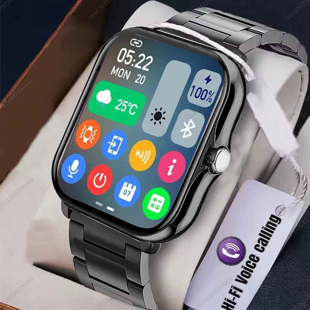 2026 New 1.83-inch Smart Watch Bluetooth Talk Full Touch Screen Heart Rate Monitoring Sports Fitness Smartwatch Men Women Gifts