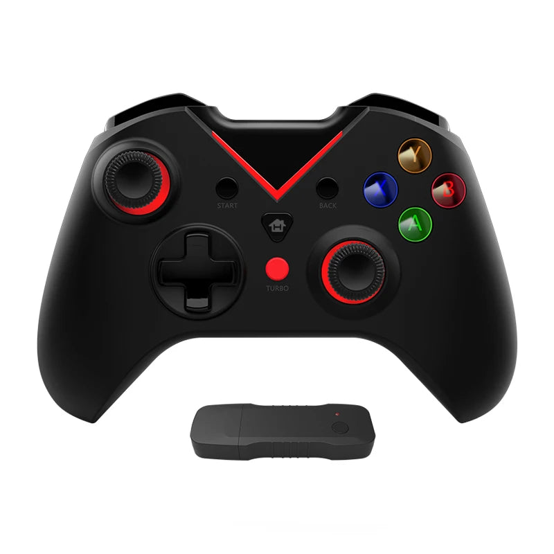 Game Controller with Turbo Function 2.4G Wireless Gamepad for Xbox One PC Windows 10/8/7 Gaming Accessories