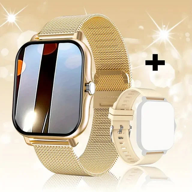 1.83'' Sport Smart Watch Fitness Clock Health Monitor Waterproof Smartwatch Wireless Call Watches for Men Women IOS Android 2026