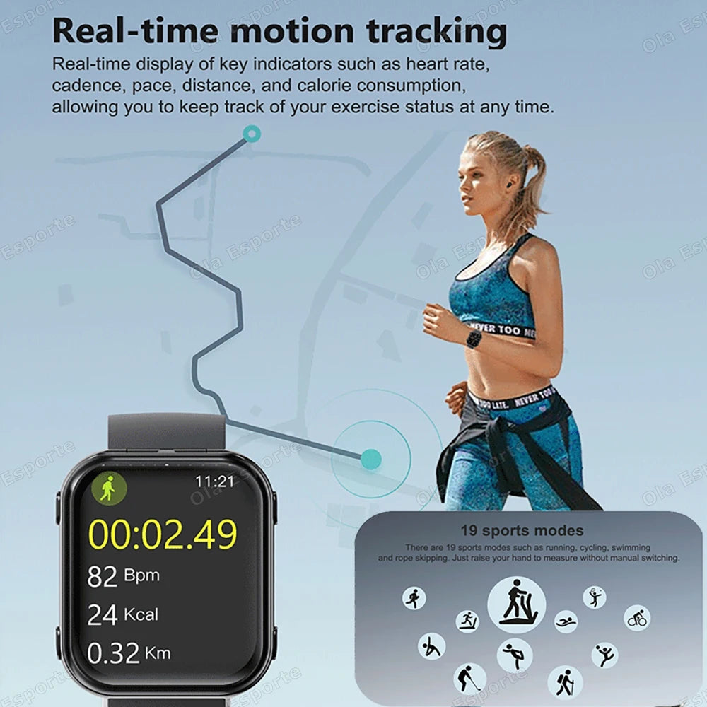TWS 2in1 New Smart Watch 2026 Bluetooth Earphones HIFI Sound Quality Bluetooth Call Health Monitor Sports Smartwatches Men Women