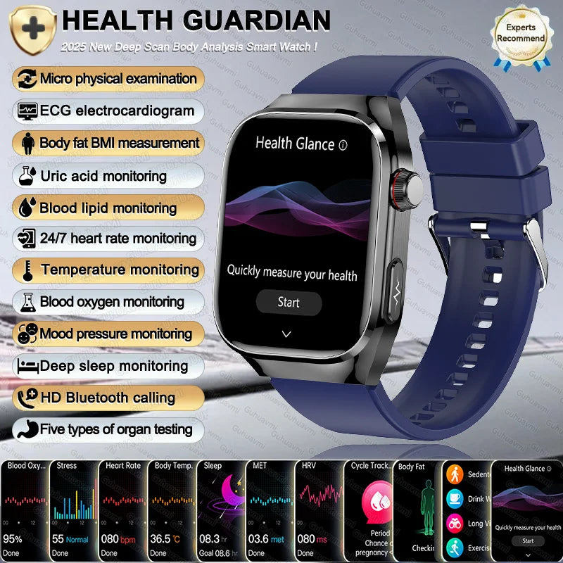 2026 New Women Smart Watch with BMI measurement Menstrual Cycle ECG Heart Rate Blood Oxygen Sleep Fitness Tracker Smart bracelet