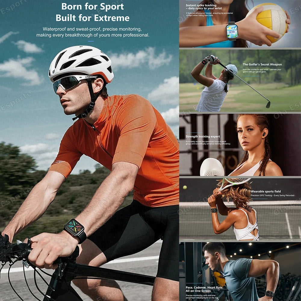 TWS 2in1 New Smart Watch 2026 Bluetooth Earphones HIFI Sound Quality Bluetooth Call Health Monitor Sports Smartwatches Men Women