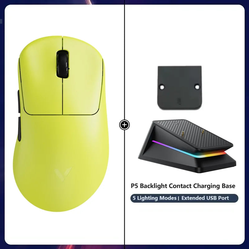Rapoo VT3S /VT3S MAX GEN-2 Wireless Gaming Mouse True 8K Wireless Polling Rate 49g Ultra Lightweight Up to 750Hr Battery Life