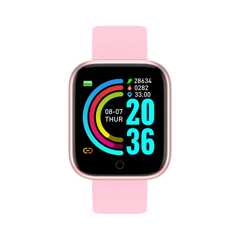 Smart Watch Men Women D20 Bluetooth Heart Rate Monitor Blood Pressure Fitness Bracelet Fashion Smartwatch Y68 for IOS Android